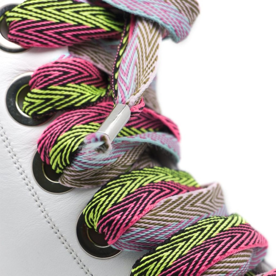 Footwear CRISTIANZEROTRE | Calipso 300 White Multi Laces