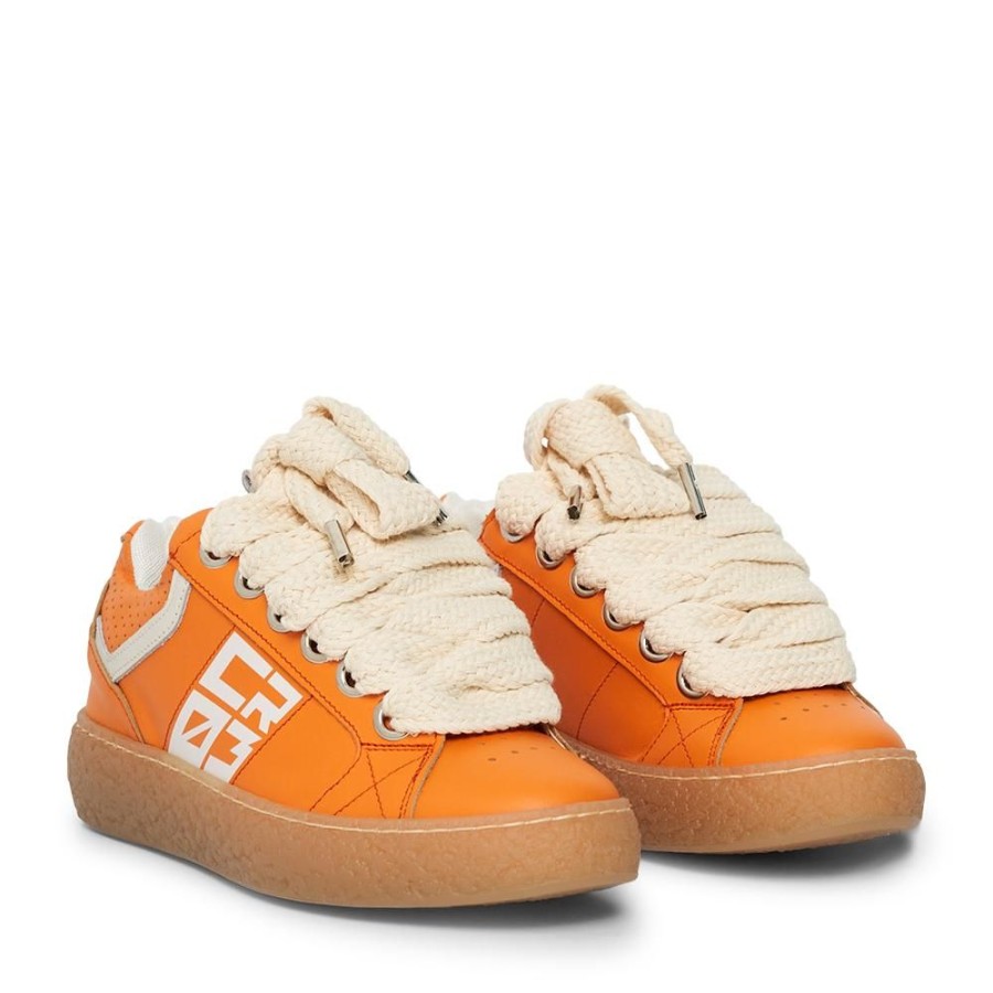 Footwear CRISTIANZEROTRE | Dude Orange Leather