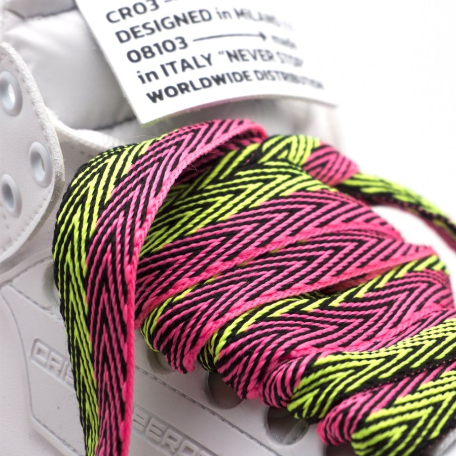 Collections CRISTIANZEROTRE | Cristian Laces White/Fuxia